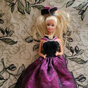 Vintage AMETHYST AURA BARBIE from the JEWEL ESSENCE Collection by BOB MACKIE